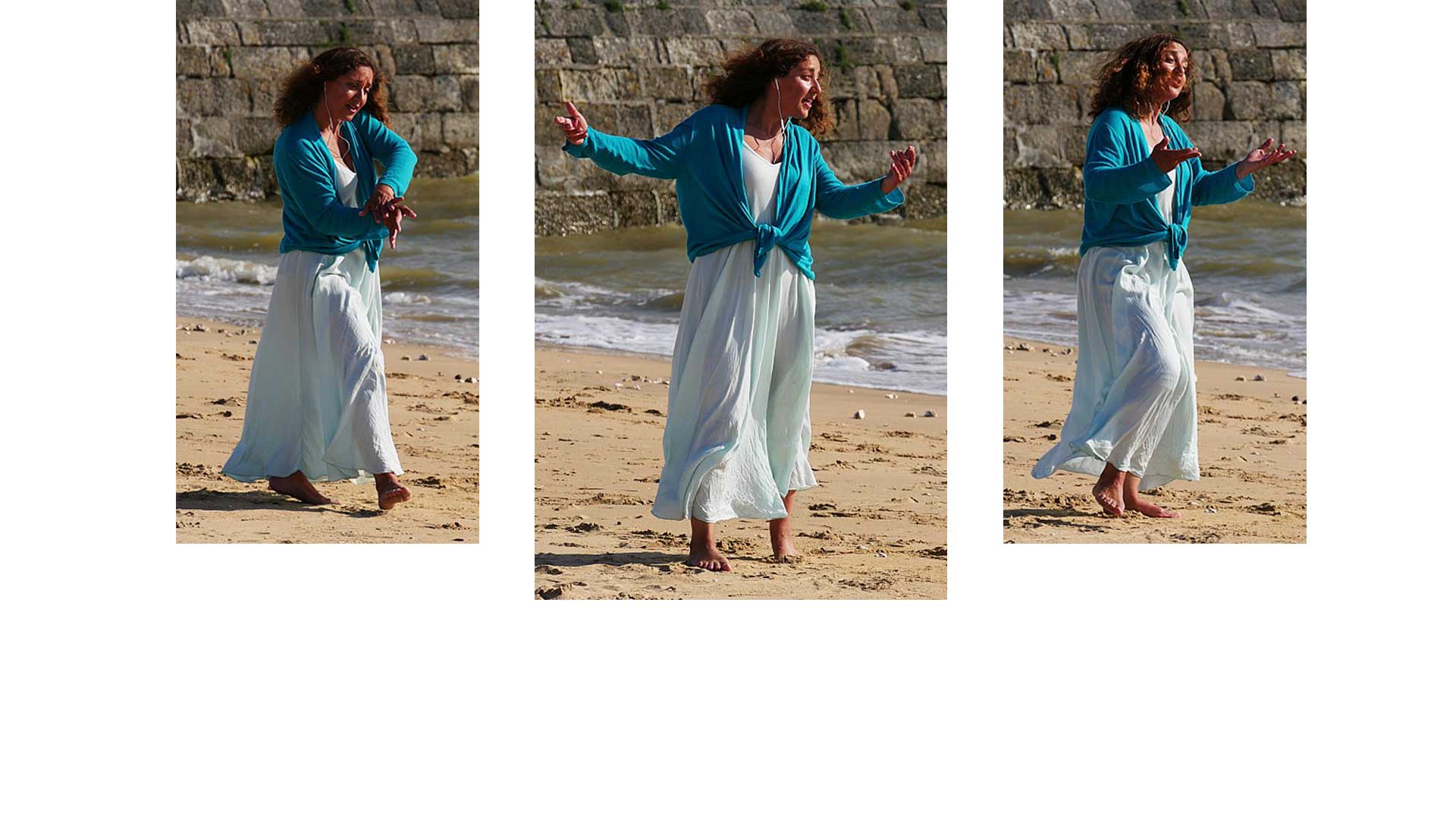 Je danse la vie - Danse Libre expressive - Danse des 5 rythmes - La Rochelle - Maria Bouanane - Plage 1
